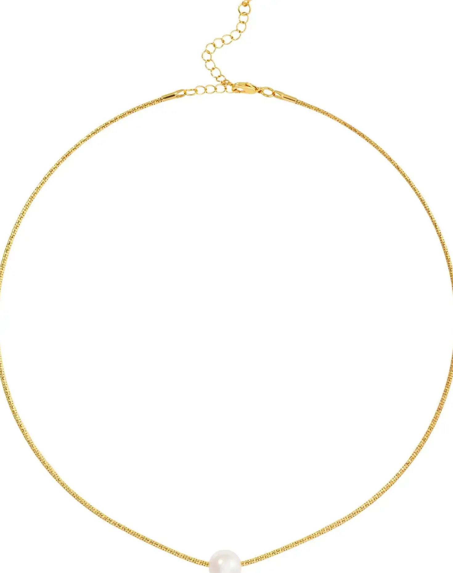 Kette - Single Pearl
