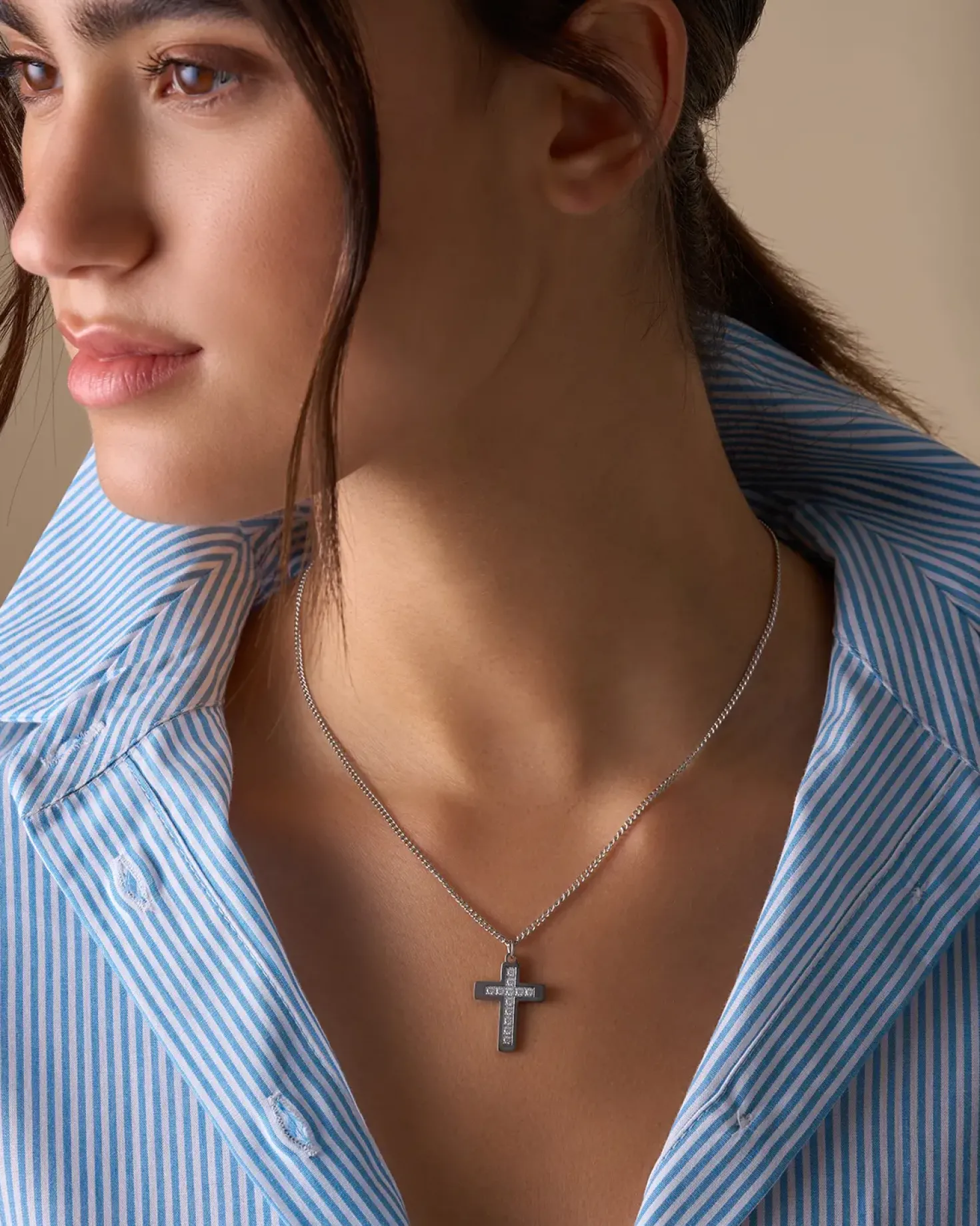 Kette - Vintage Cross