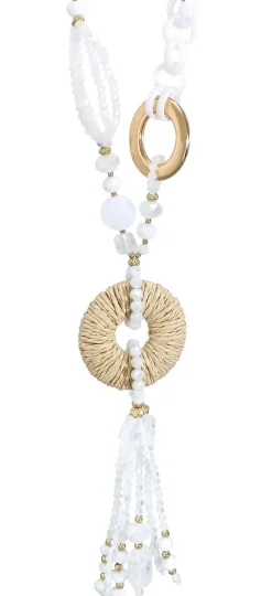 Kette - White Beads