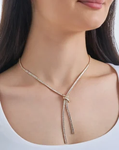 Kette - Zirconia Knot