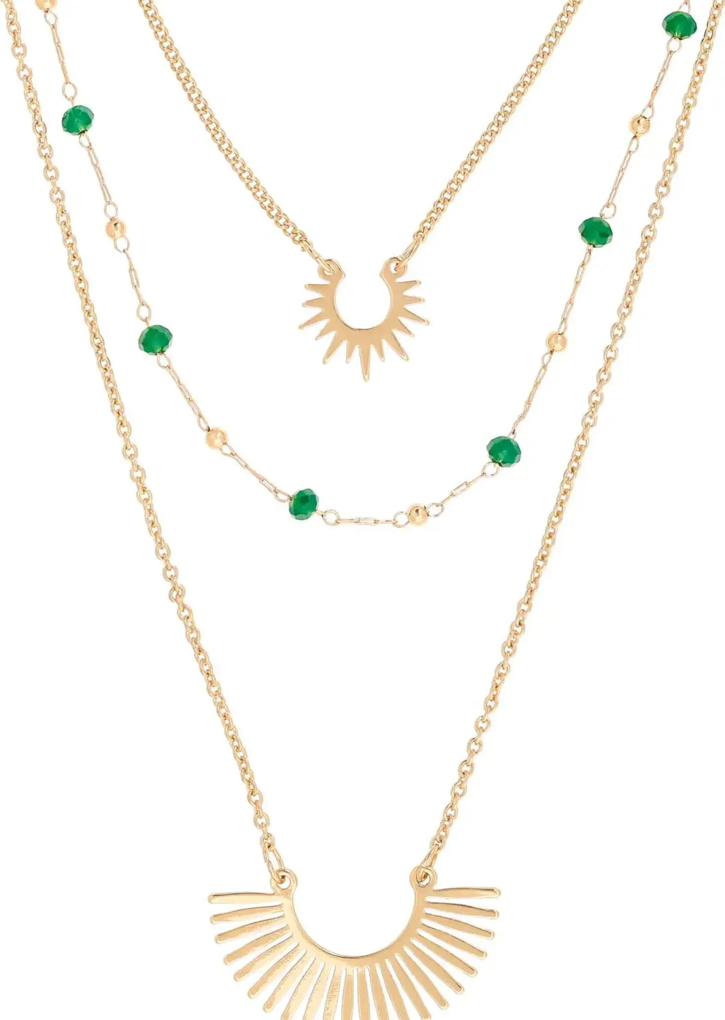 Ketten-Set - Sunny Gold