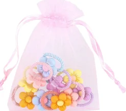 Kinder Haargummi-Set - Happy Flowers