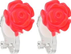 Kinder Ohrclips - Pink Rose