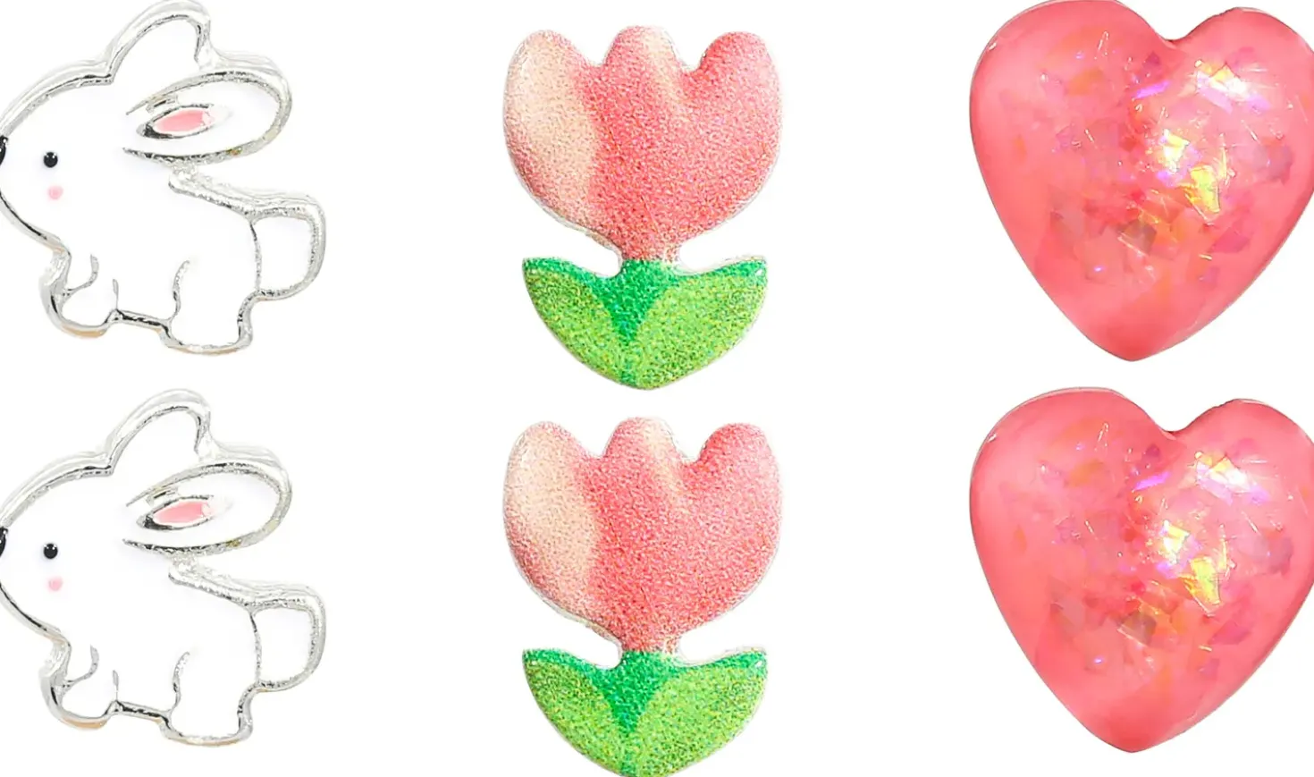 Kinder Ohrstecker-Set - Pink Spring