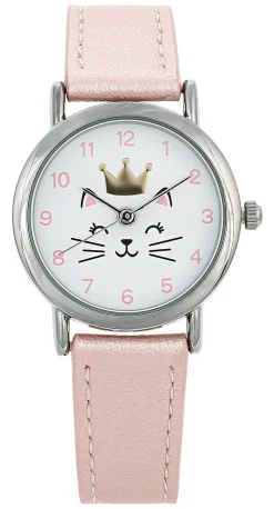 Kinder Uhr - Crowned Cat