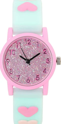 Kinder Uhr - Pink Glitter