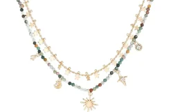 Layering Kette - Agate Stars