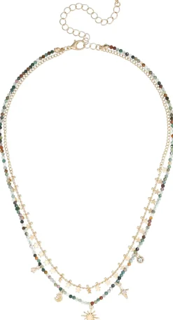 Layering Kette - Agate Stars