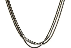 Layering Kette - Black Elegance