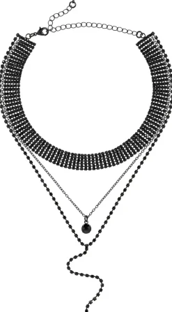 Layering Kette - Black Glamour