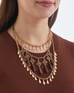 Layering Kette - Brown Boho