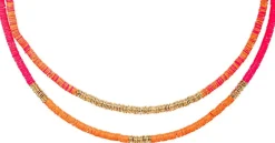 Layering Kette - Coral Shine