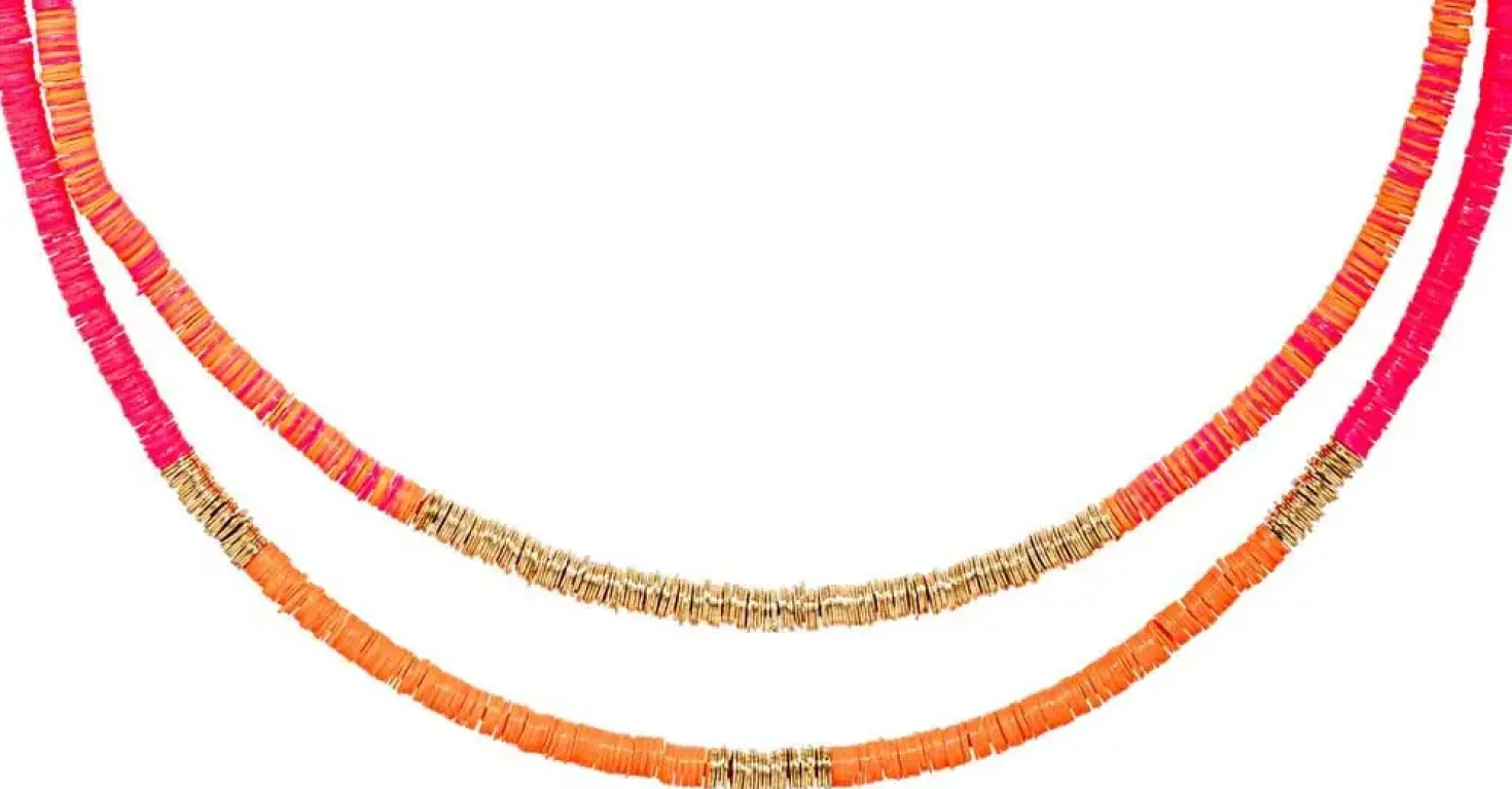 Layering Kette - Coral Shine