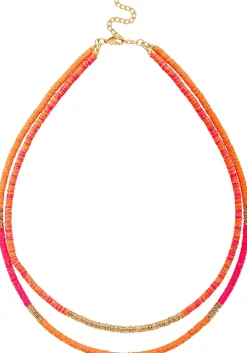 Layering Kette - Coral Shine