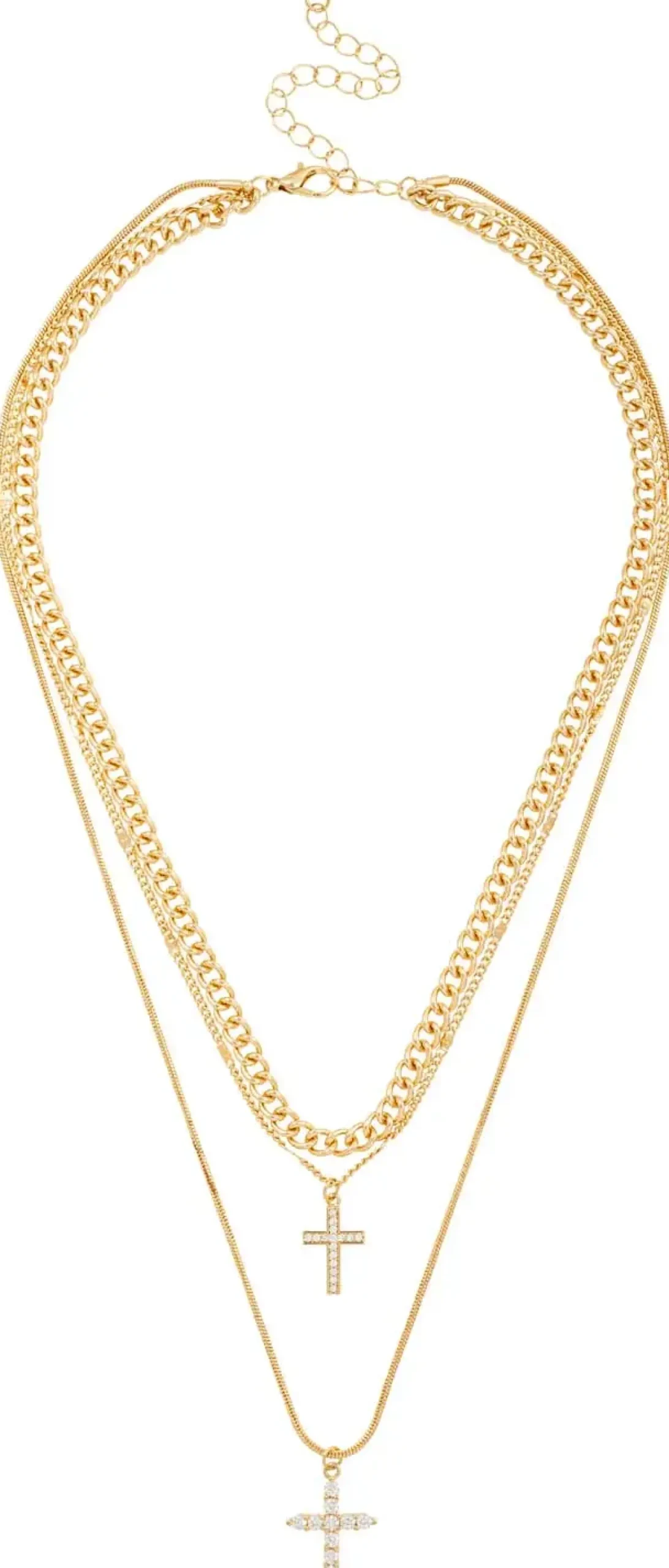 Layering Kette - Double Cross