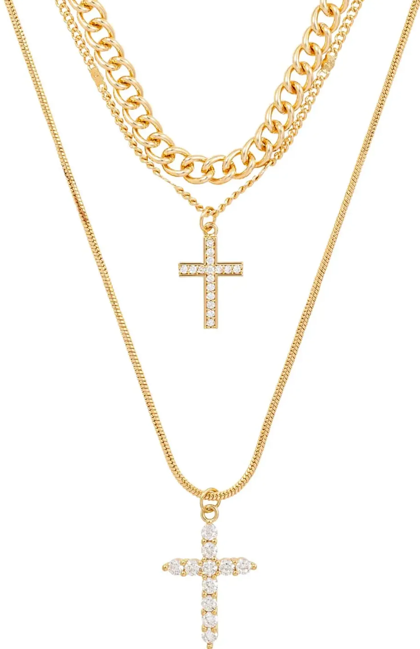 Layering Kette - Double Cross