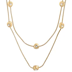 Layering Kette - Double Sparkle
