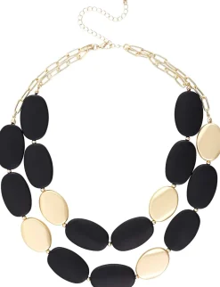 Layering Kette - Elegant Black