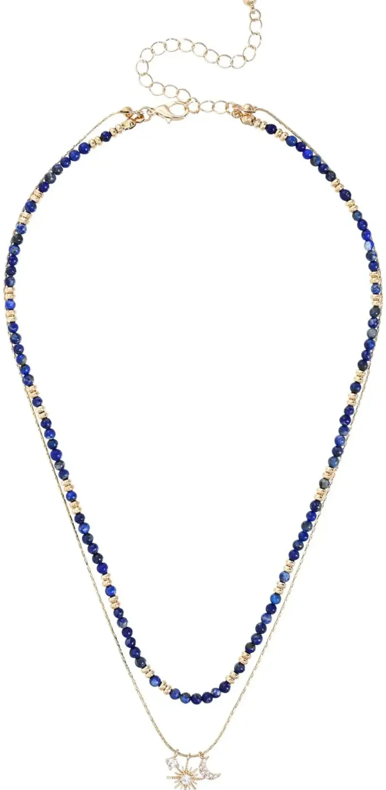 Layering Kette - Fine Blue