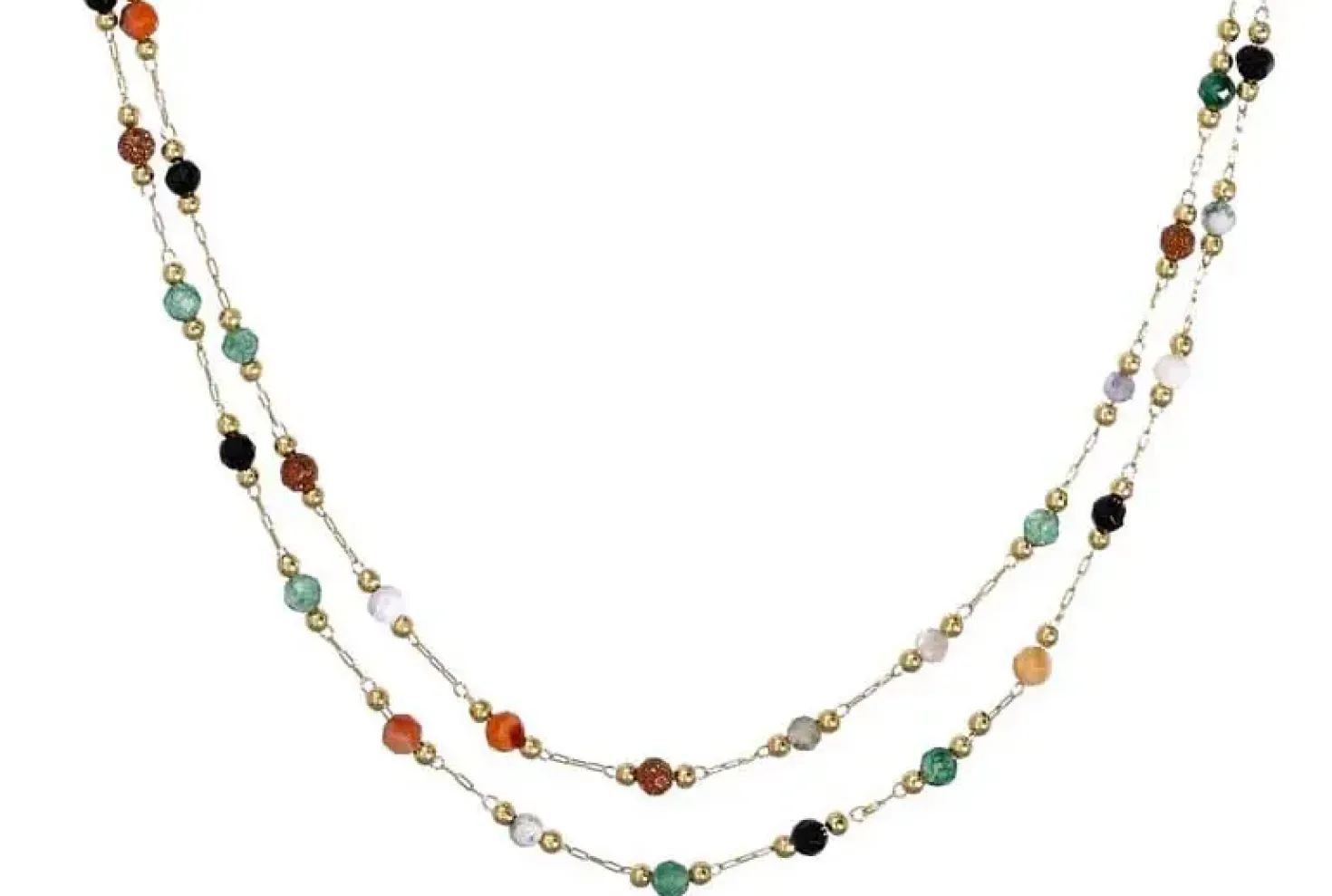 Layering Kette - Gemstone Harmony