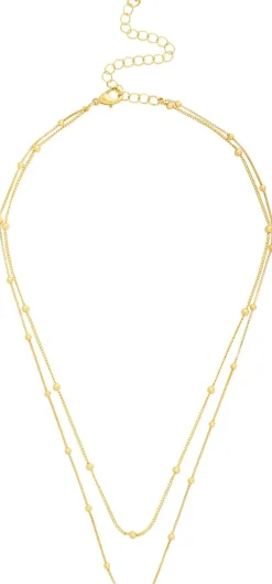 Layering Kette - Golden Bubbles