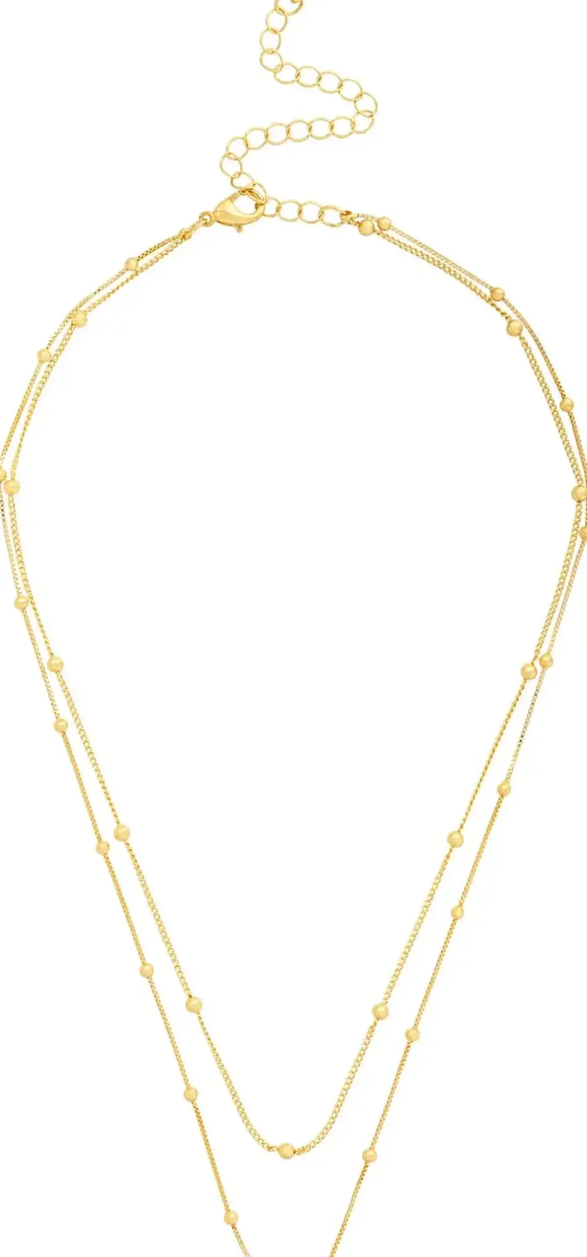 Layering Kette - Golden Bubbles