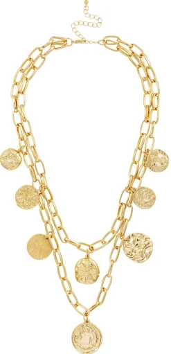 Layering Kette - Golden Coins
