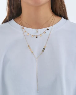 Layering Kette - Golden Plates