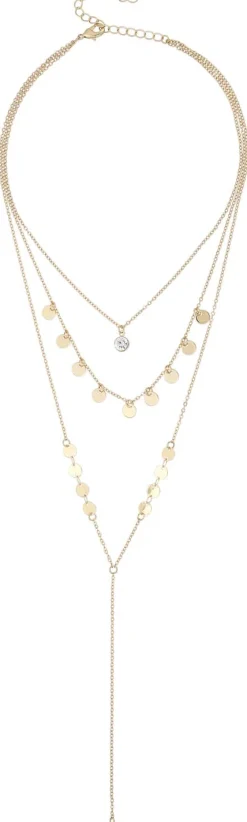 Layering Kette - Golden Plates