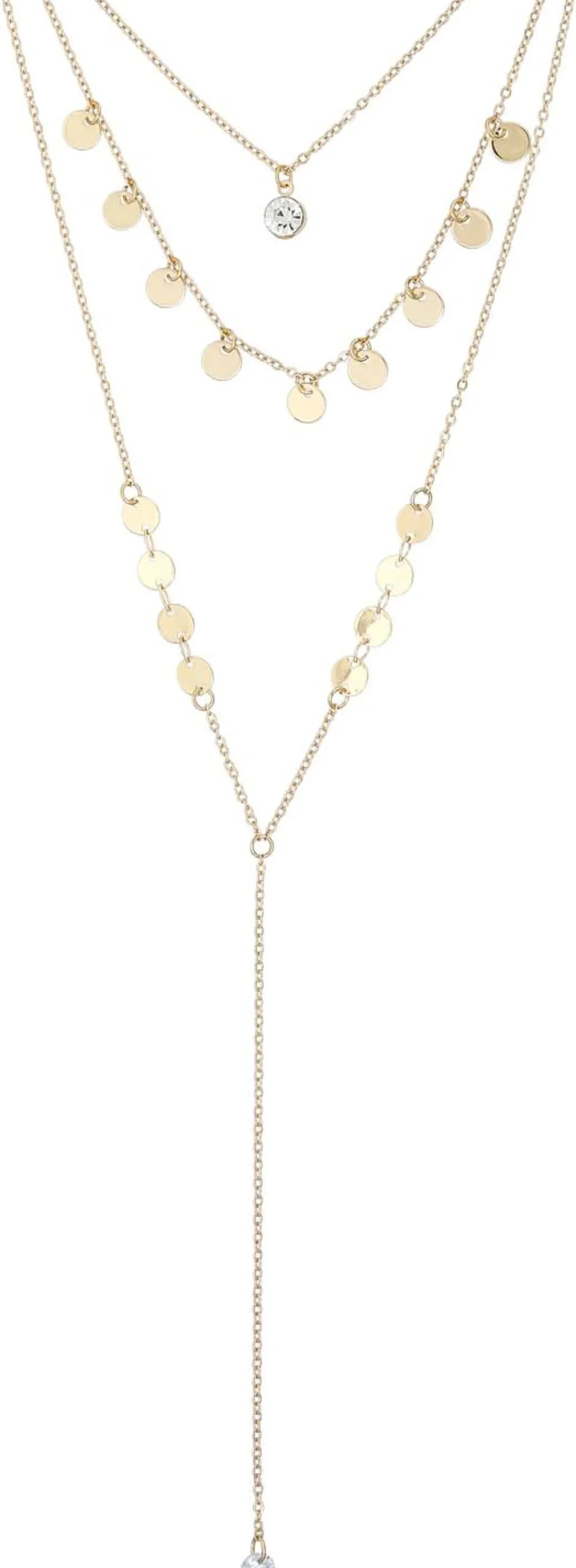 Layering Kette - Golden Plates