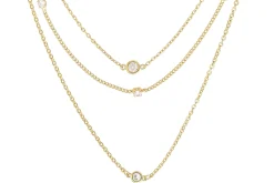 Layering Kette - Golden Sparkle