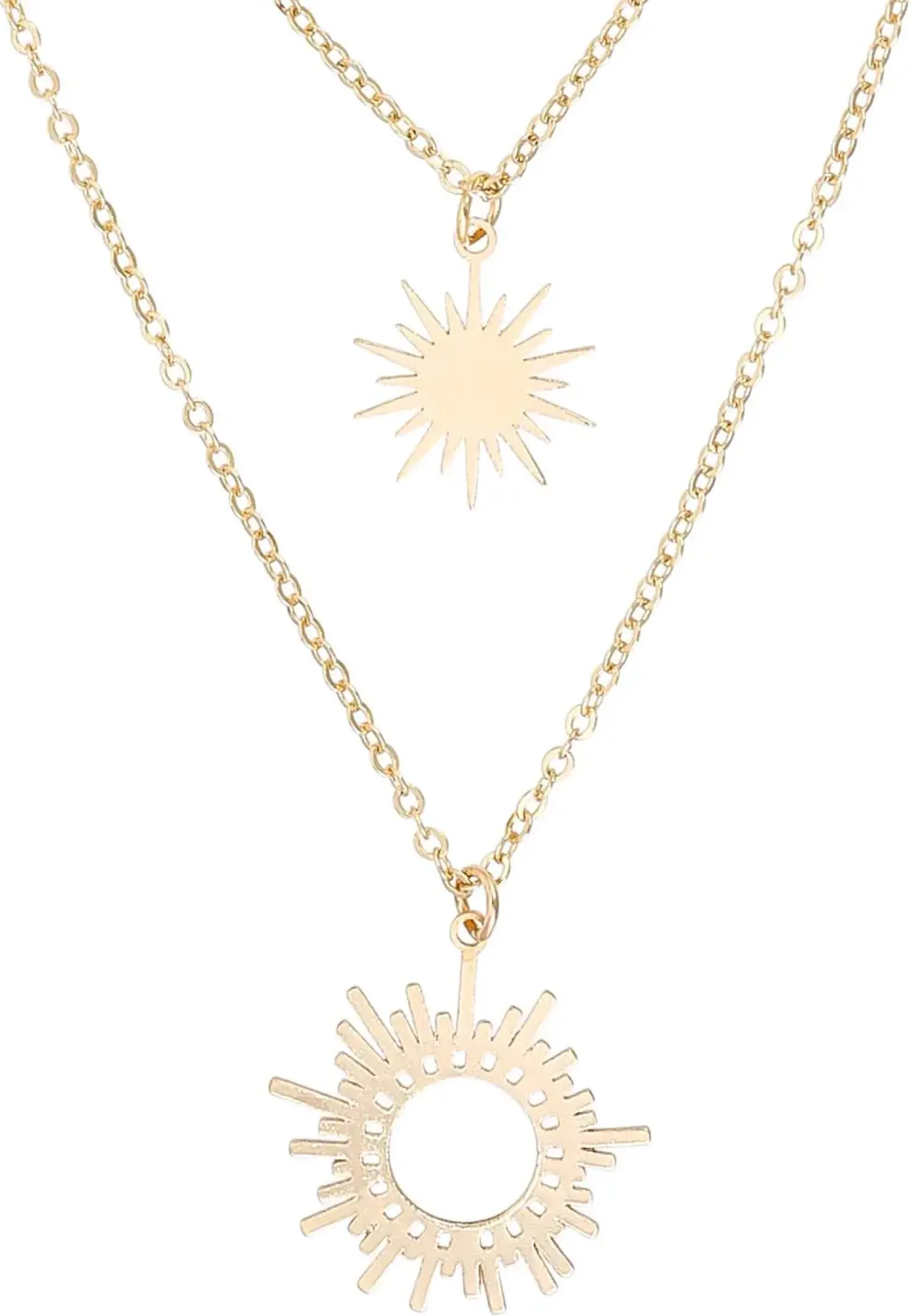 Layering Kette - Golden Suns