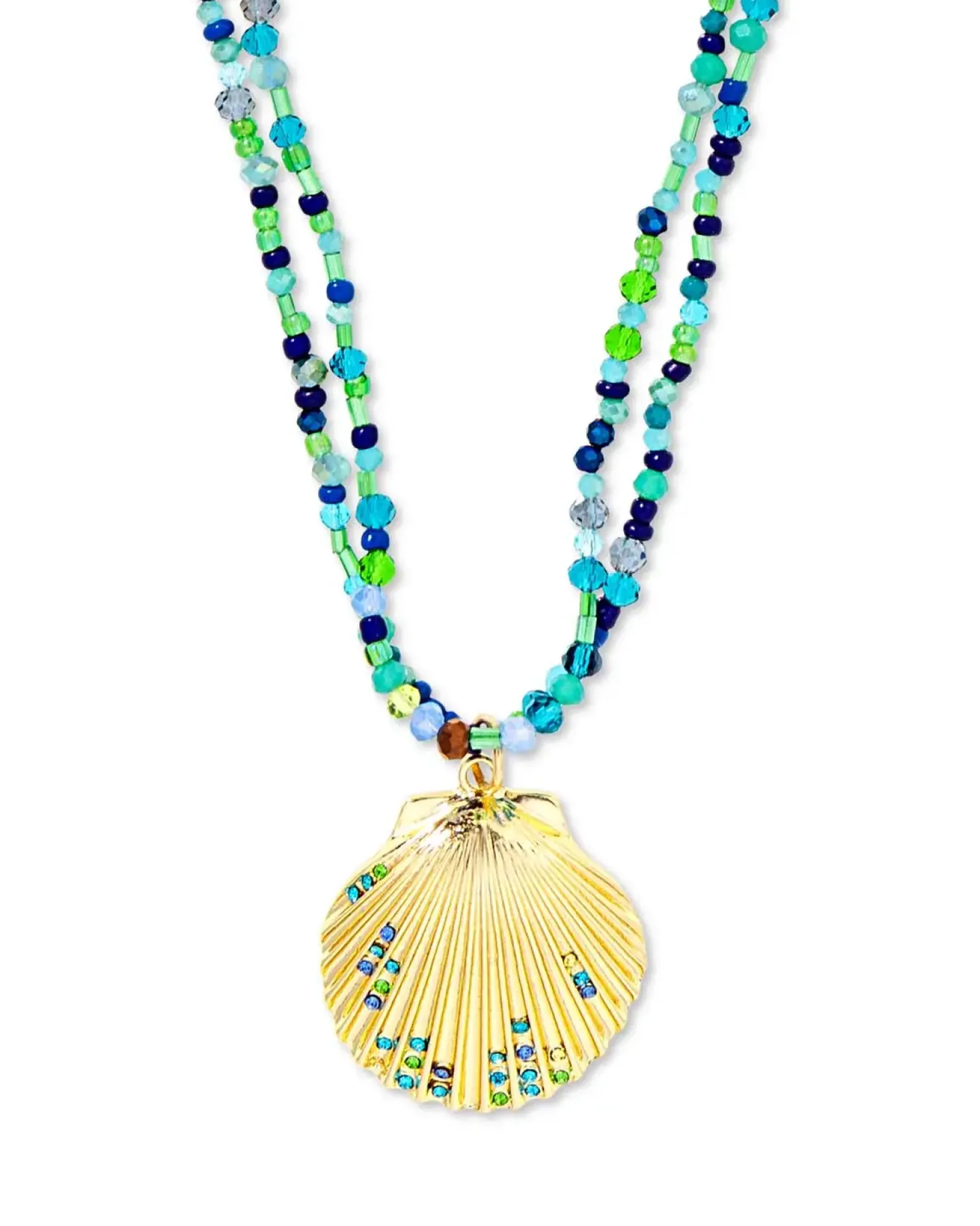 Layering Kette - Green Glass