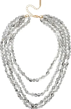 Layering Kette - Grey Pearls