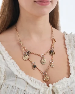 Layering Kette - Hammered Charms