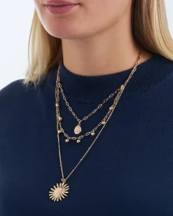 Layering Kette - Hammered Sun