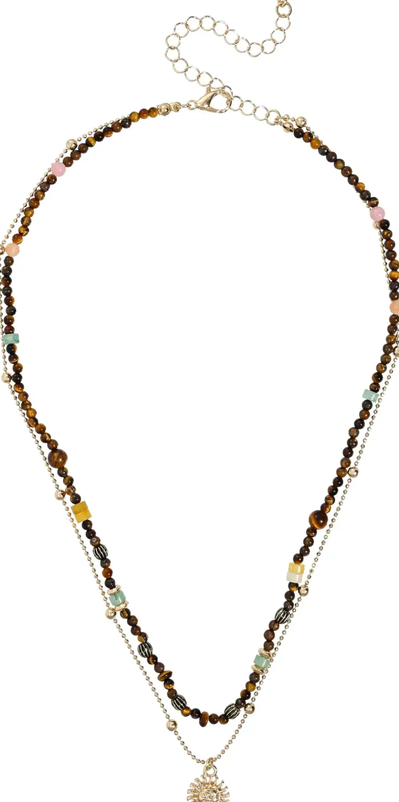 Layering Kette - Nature Jade