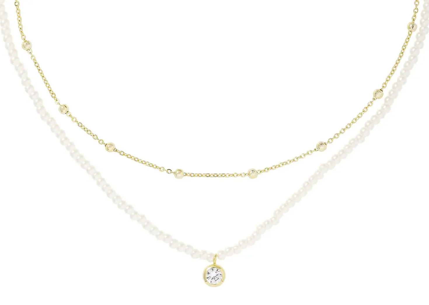 Layering Kette - Pearly Perfection