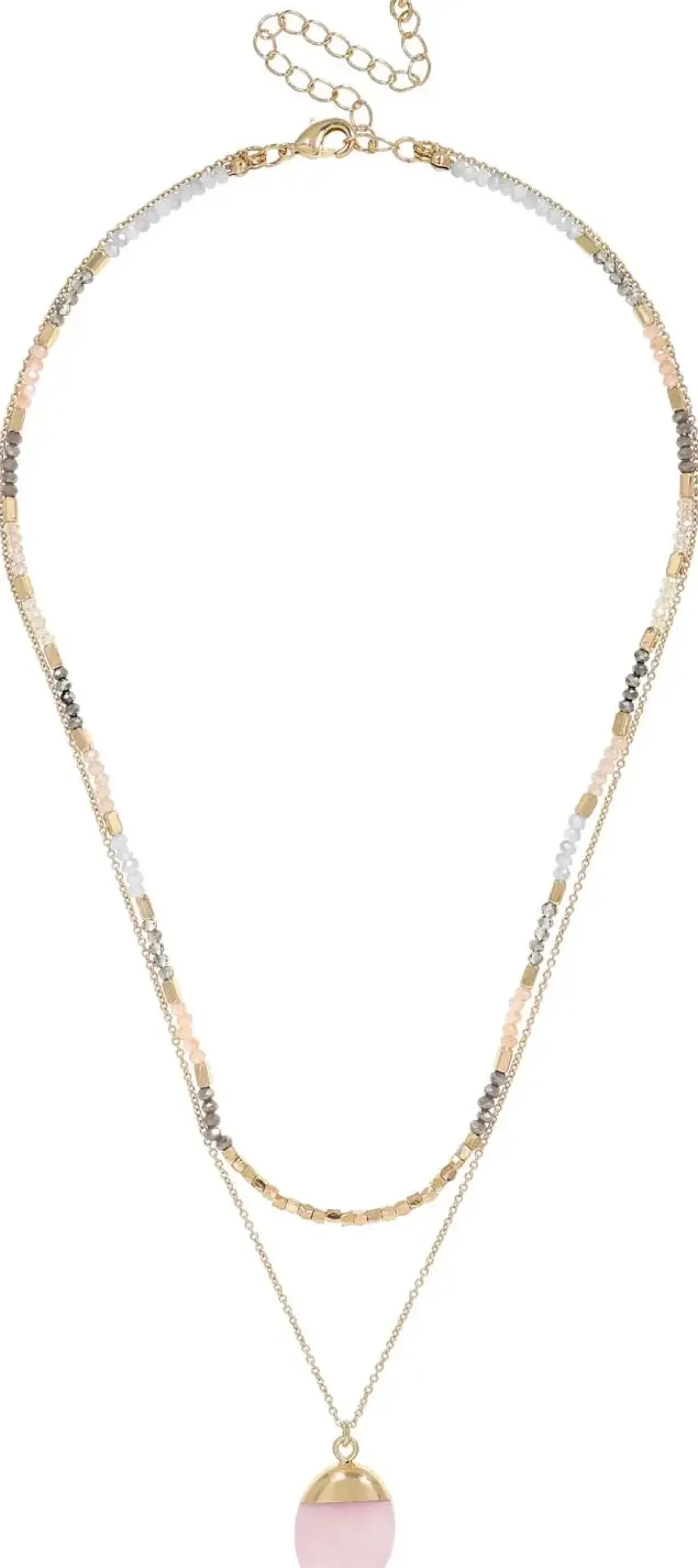 Layering Kette - Purple Gemstone