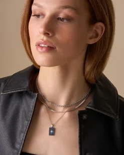 Layering Kette - Rectangle Steel