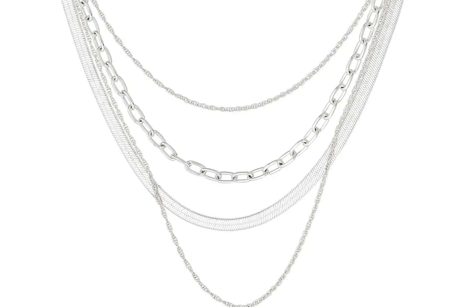 Layering Kette - Silver Shine