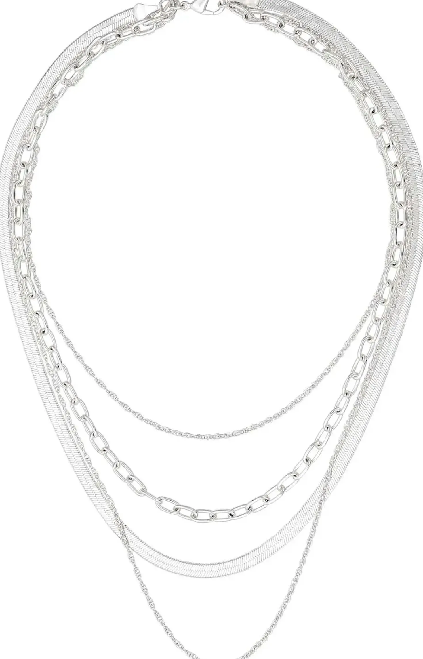 Layering Kette - Silver Shine