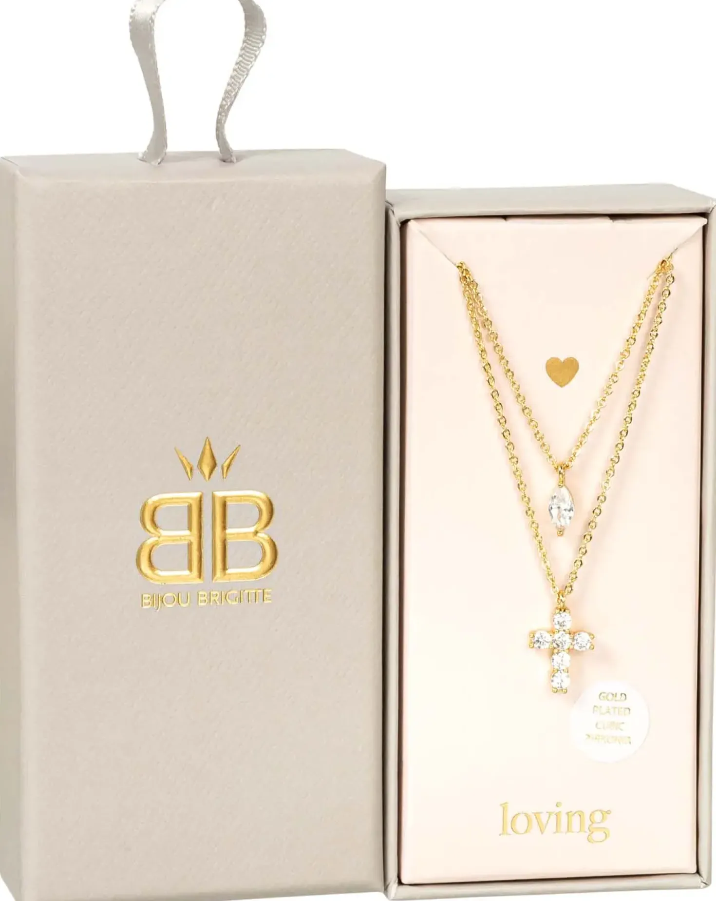 Layering Kette - Sparkling Cross