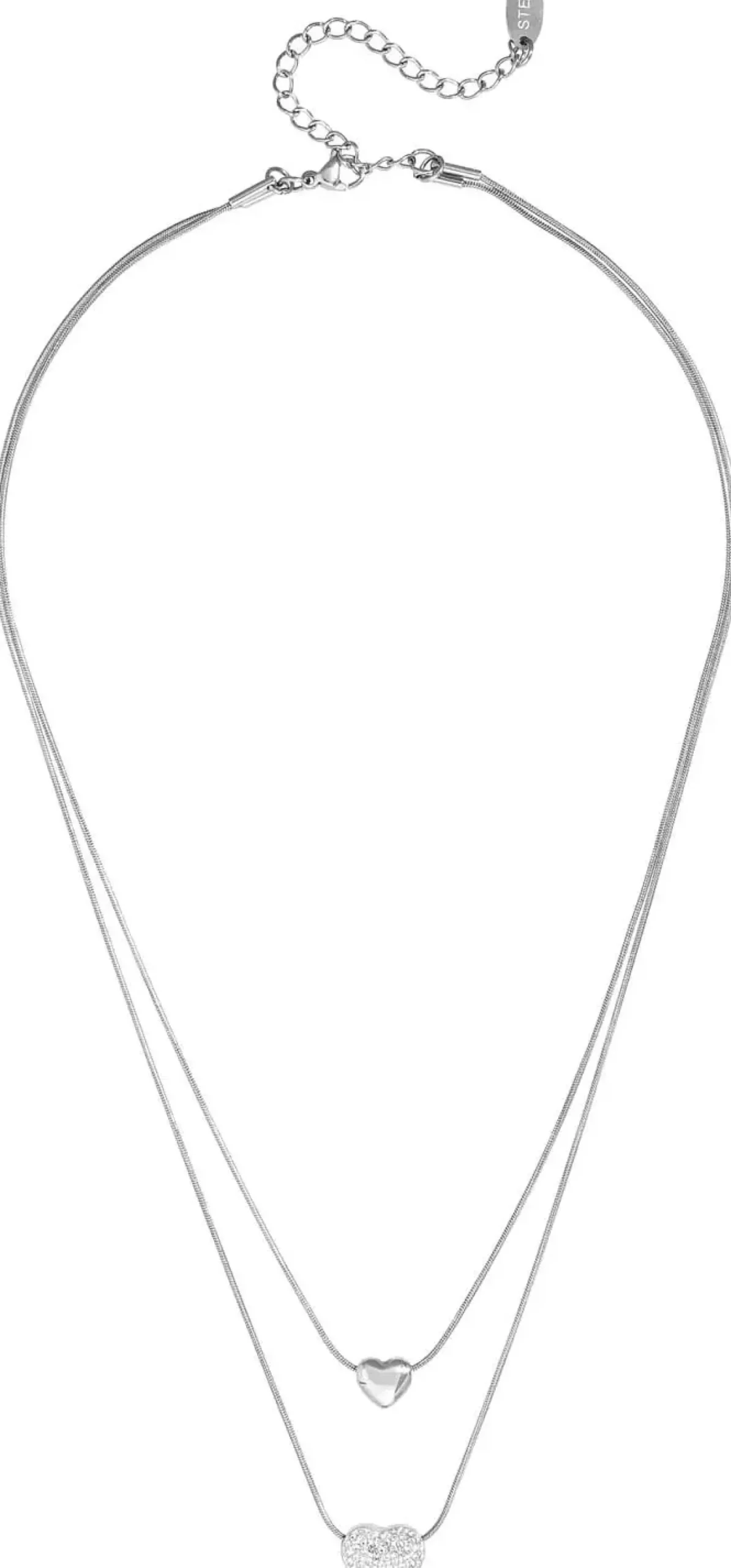 Layering Kette - Steel Heart