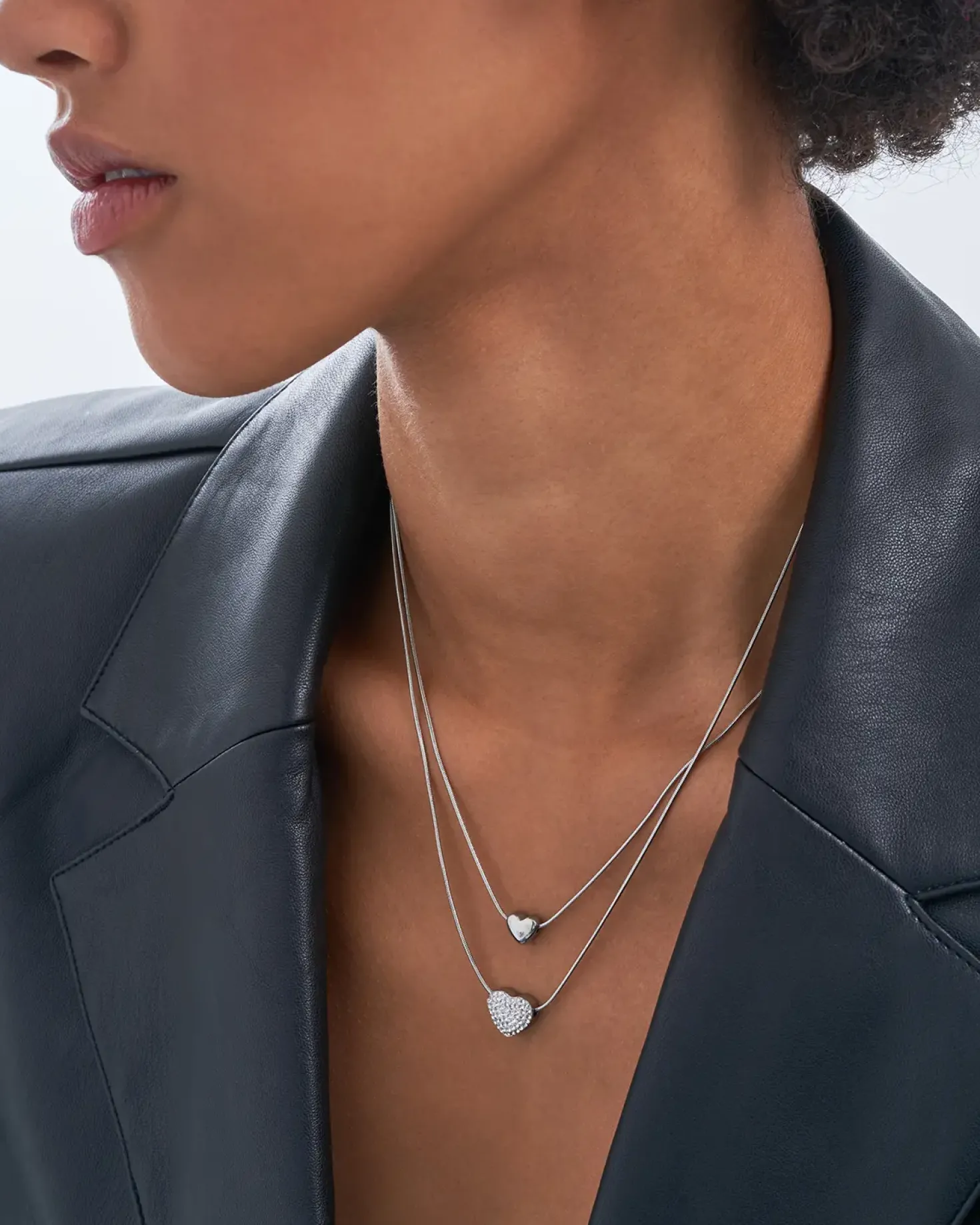 Layering Kette - Steel Heart