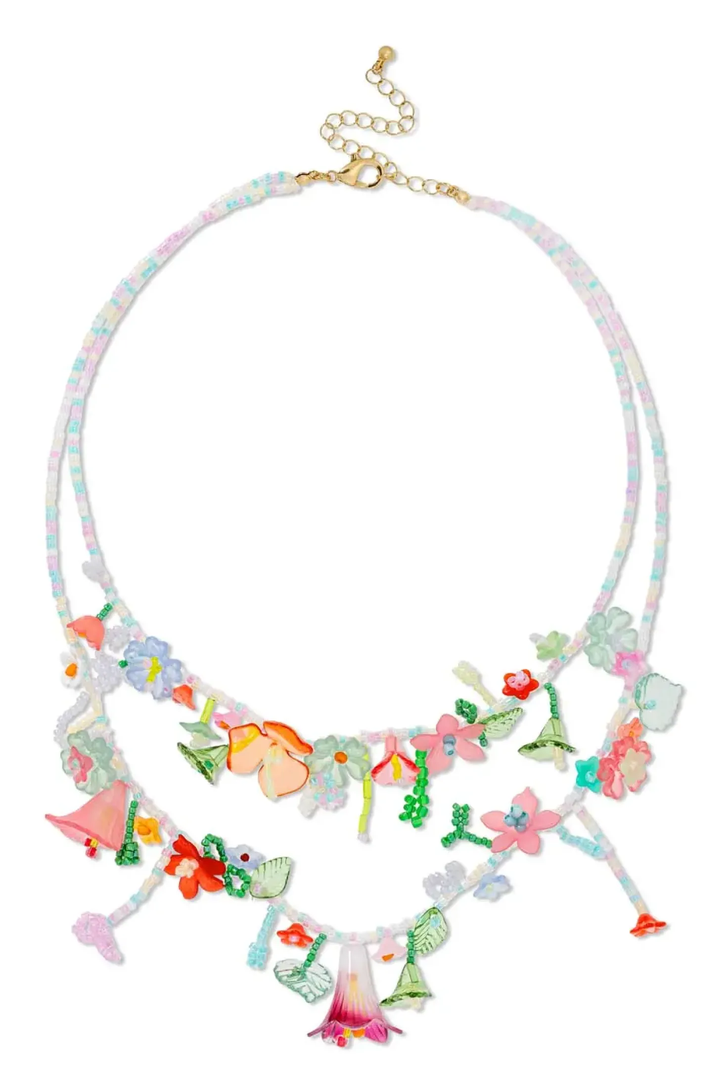Layering Kette - Vibrant Flowers