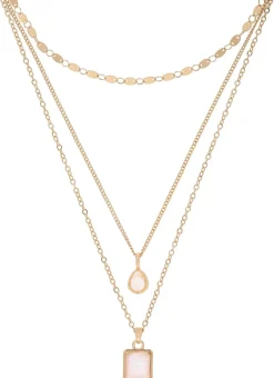 Layering Kette - White Pendants