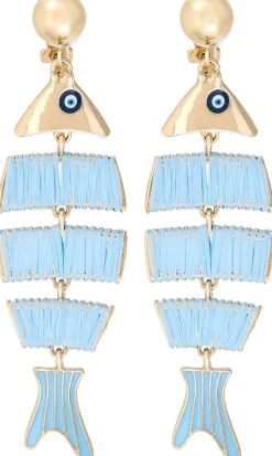 Ohrclips - Blue Sea