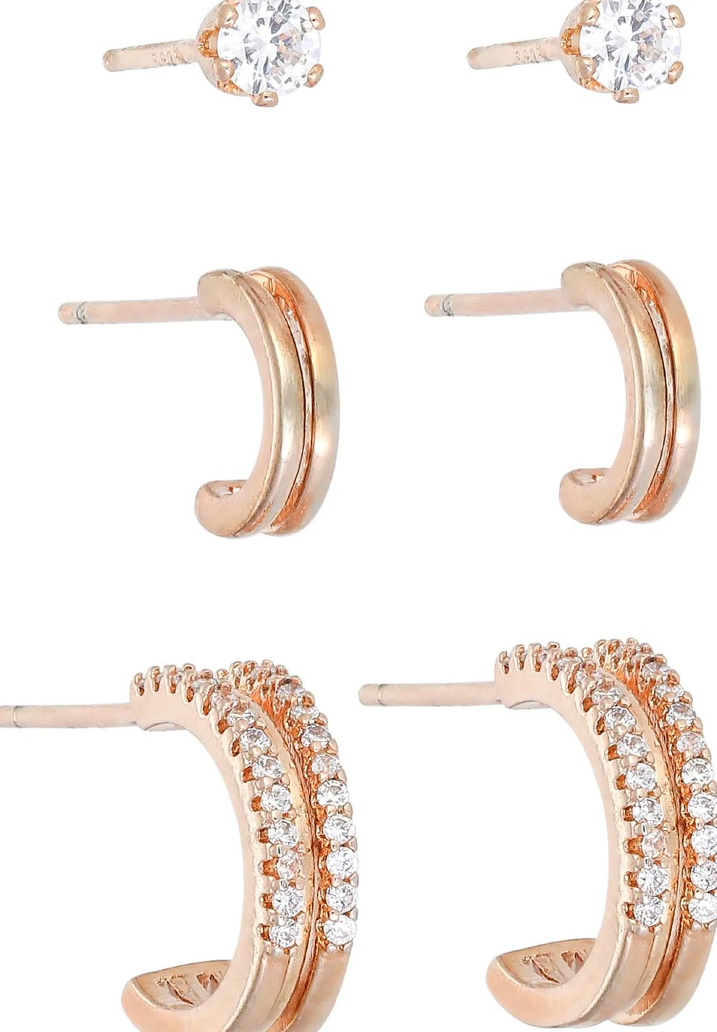 Ohr-Set - Rosé Chic