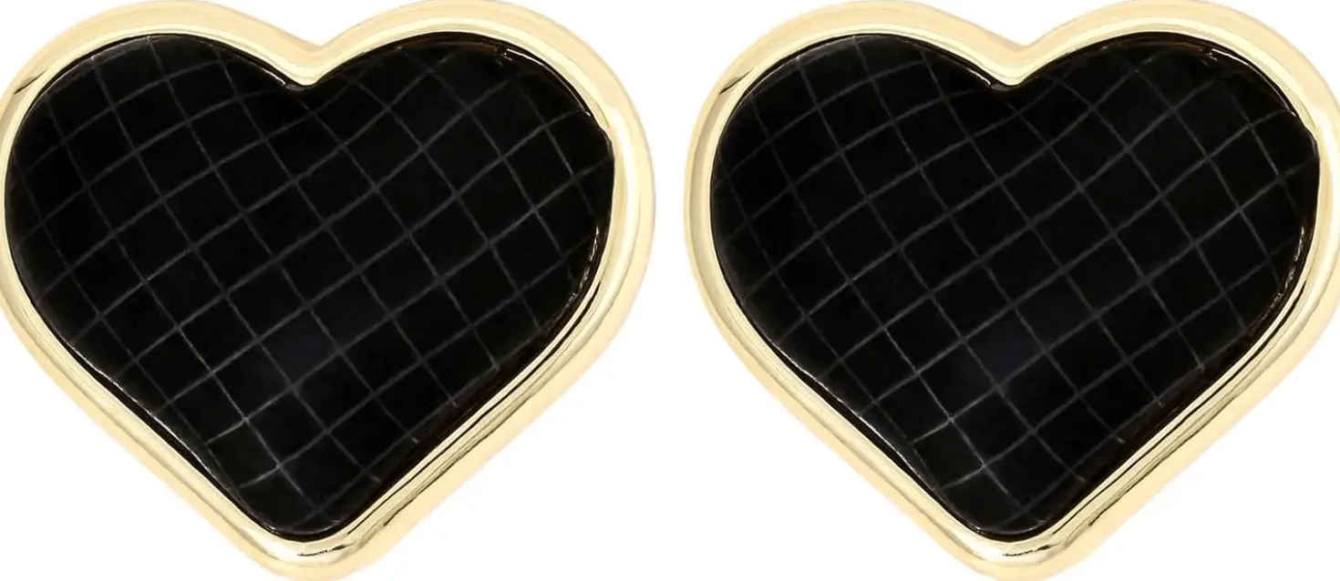 Ohrstecker - Black Hearts